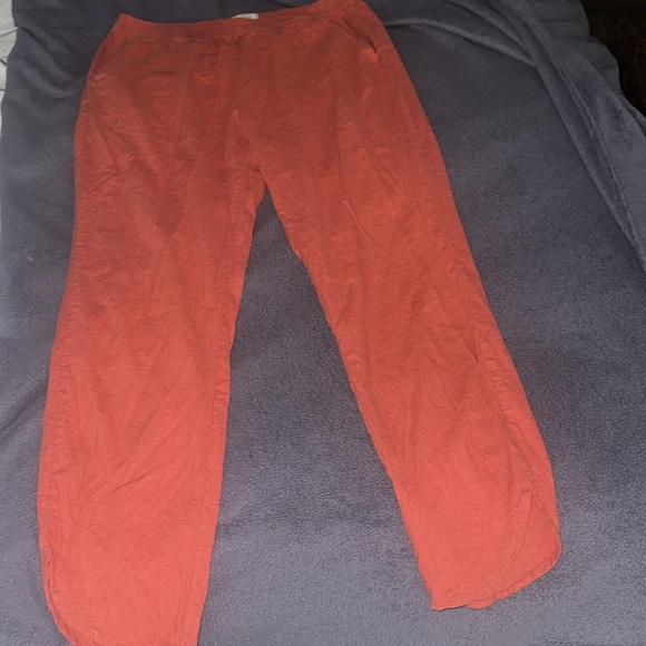 Marine Layer Allison Hemp Trouser Crop Pants Made with Hemp Size Large EUC - Picture 7 of 16